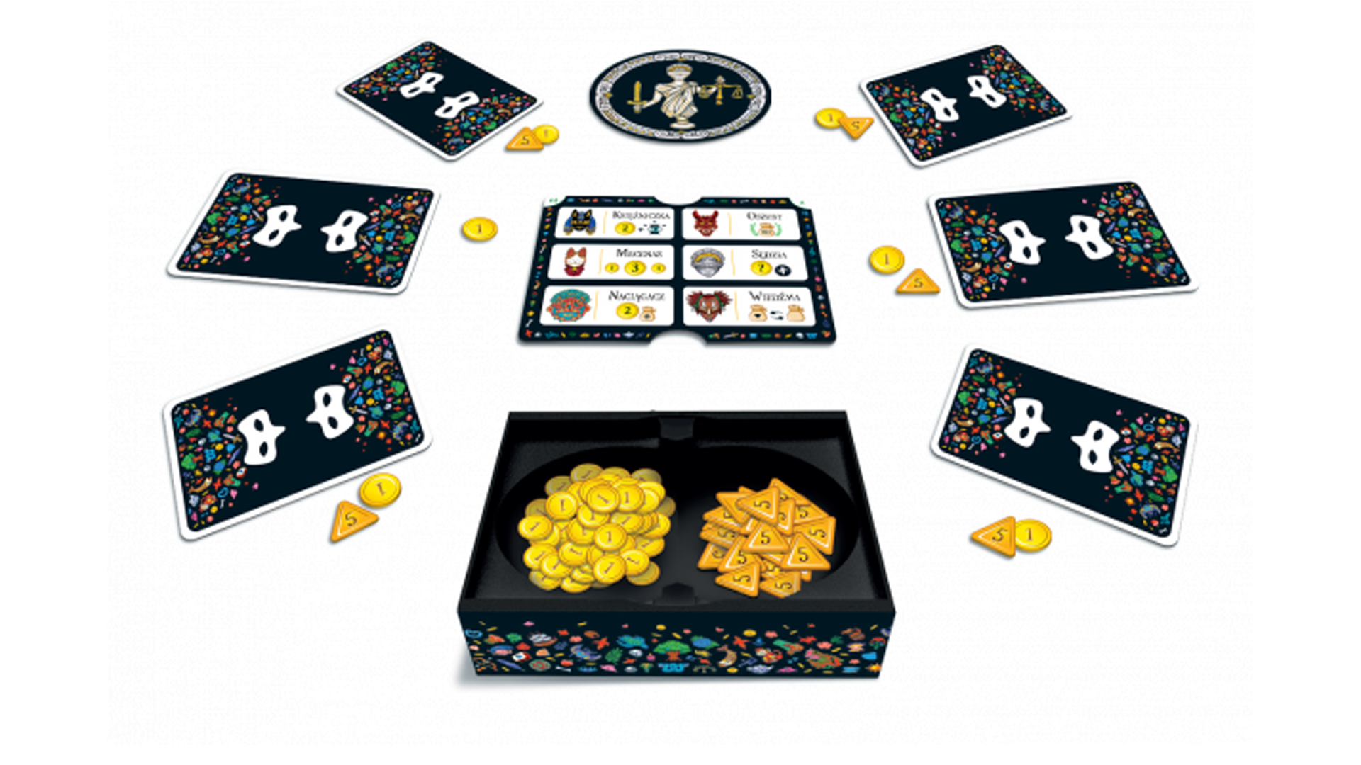 Mascarade – Revised Edition – Gioco Da Tavolo In Lingua Olandese, Da 4 A 12 Giocatori, Durata 30 Minuti - 2